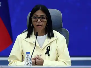 ވެނެޒުއެލާގެ ވަގުތީ ރައީސާ ޑެލްސީ ރޮޑްރިގޭޒް.