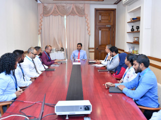 އެމްޓީސީސީގެ އިސްވެރިންނާއި އެއްކޮށް ނައިބު ރައީސް ބޭއްވި ބައްދަލުވުމުގެ ތެރެއިން