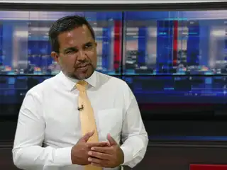 އެމްޑީޕީގެ ގައުމީ މަޖްލިސް މެމްބަރު މުހައްމަދު އިހުސާން ރާއްޖެ ޓީވީ ގެ ފަލަސުރުހީ ޕްރޮގްރާމްގައި ވާހަކަ ދައްކަވަނީ 