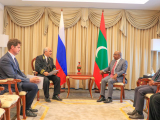 The newly appointed Ambassador of the Russian Federation to Maldives called on the Minister of Foreign Affairs on Sunday