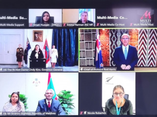 Non-Resident High Commissioner of Maldives to New Zealand presents his Credentials