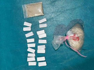 The drugs confiscated during the drug operations in Noonu and Raa atolls