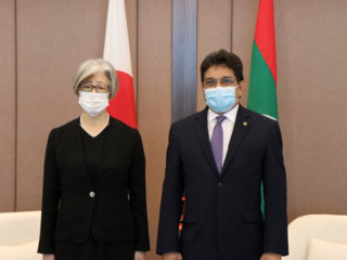 The new Ambassador of Japan to the Maldives called on Foreign Secretary Abdul Ghafoor Mohamed on Thursday