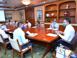 ރައީސް އޮފީހުގައި ހޯމަ ދުވަހު ބޭއްވެވި ބައްދަލުކުރެއްވުމުގެ ތެރެއިން