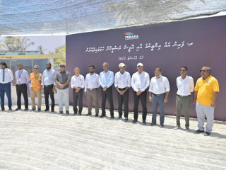 President inaugurates the newly completed powerhouse and Fenaka office of R. Fainu