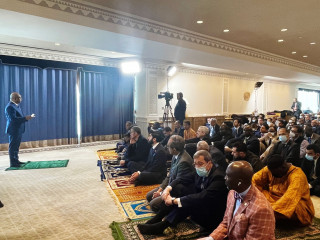 Abdulla Shahid led the Friday prayer at the United Nations on April 29