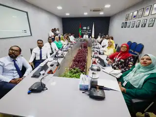 މާލެ ސިޓީ ކައުންސިލްގެ 5 ވަނަ ދައުރުގެ ޖަލްސާ އެއްގެ ތެރެއިން. 