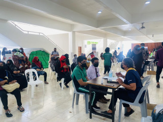 Pfizer vaccines being administered to school students