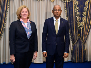 The U.S. Chargé d’affaires to the Maldives called on the President on Wednesday