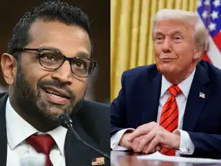 އެމެރިކާގެ ރައީސް ޓްރަމްޕް އާއި އެފްބީއައިގެ ޑިރެކްޓަރު ޕަޓޭލް