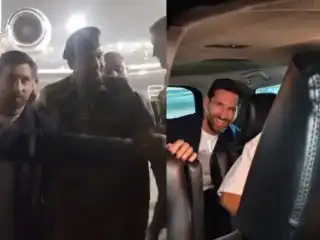 މެސީ އިންޑިއާ އަށް، އެތައް ސަތޭކަ ބަޔަކު މަރުޙަބާ ކިޔަން ނިކުތް 