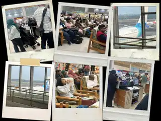 މޯލްޑިވިން ގެ Q2 707 ފްލައިޓަށް ޓެކްނިކަލް މައްސަލައެއް ދިމާވެ ގިނަ ބަޔަކު ވަނީ ކޮޗިން އިންޓަރނޭޝަނަލް އެއަރޕޯޓުގަ ތާށިވެފަ 