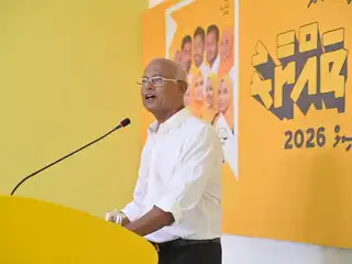 ޅ. ކުރެންދޫ ހަރުގެ ހުޅުވުމުގެ ރަސްމިއްޔާތުގައި ރައީސް ސޯލިހު ވާހަކަ ދައްކަވަނީ.