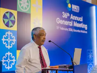 މޯލްޑިވްސް އެސޯސިއޭޝަން އޮފް ޓޫރިޒަމް އިންޑަސްޓްރީ (މަޓީ) ގެ 36 ވަނަ އަހަރީ އާންމު ޖަލްސާ ކުރުނބާ މޯލްޑިވްސްގައި ވަނީ ބާއްވާފައި.