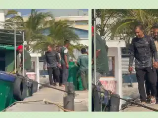 މޯލްޑިވް ގޭސް ގެ މެނޭޖިންގް ޑިރެކްޓަރު އަބްދުﷲ މުހައްމަދު އެ ކުންފުނީގެ ދޯންޏާއި ކުންފުނީގެ ވަސީލަތްތަކުގެ ނަހަމަ ބޭނުންކޮށްގެން މަސްދަތުރު ދަނީ