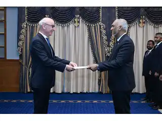 The newly appointed Ambassador of Austria to the Republic of Maldives has presented his credentials to the President.