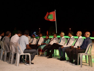 The president and the Gaafaru fisher community discussed progress of fishing on Friday