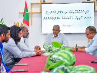 President Muizzu met F. Magoodhoo council and WDC members on Saturday