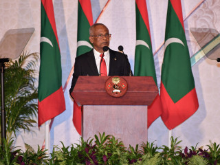 ރައީސް އިބްރާހިމް މުހައްމަދު ސޯލިހު އެއްބައިވަންތަކަމުގެ ދުވަހުގެ ޖަލްސާގައި ވަހަކަފުޅު ދައްކަވަނީ