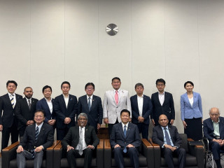 State Minister Khaleel meets members of the Maldives-Japan Parliamentary Friendship League