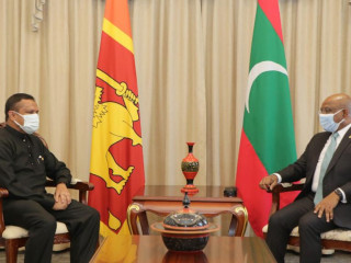 The new High Commissioner of Sri Lanka called on the Maldivian Minister on Tuesday
