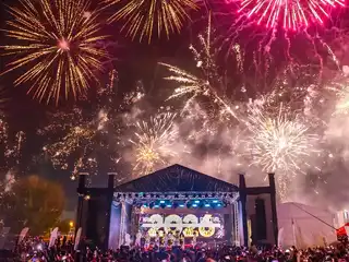 Drone show followed by fireworks and cultural performances were held to welcome 2026 in Hulhumalé