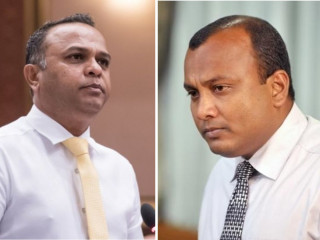 އެމްޑީޕީ ޕާލިމަންޓްރީ ގުރޫޕުގެ ޑެޕިއުޓީ ލީޑަރު ހުސައިން ޝަހީމް އަދި އައްބާސް އާދިލް ރިޒާ