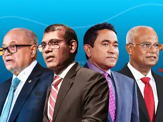 އިންތިޚާބަކުން ރާއްޖޭގެ ވެެރިކަމަށް ވަޑައިގެންނެވި ހަތަރު ރައީސުން ކަމަށްވާ، ރައީސް މައުމޫން އާއި، ރައީސް ނަޝީދު އާއި، ރައީސް ޔާމީން އަދި ރައީސް ސޯލިޙް.