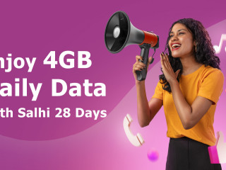 Dhiraagu Salhi Prepaid customers can now enjoy 4GB daily data