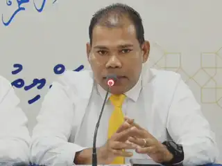 MPP member Didi speaks at a press conference held by the party.