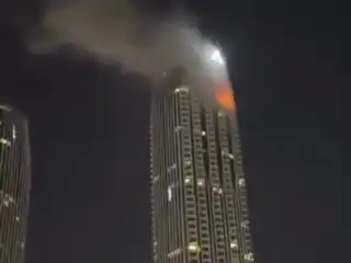 ޔުނައިޓެޑް އެރަބް އެމިރޭޓްސް (ޔޫއޭއީ) ގެ ދުބާއީ ކްރީކް ހާބަރުގައި ހުރި އިމާރާތަކަށް އީރާނުގެ ޑްރޯނަކުން ހަމަލާދީފި.