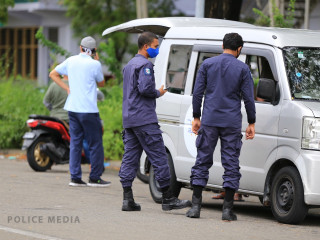 Police officers active on the streets during lockdown