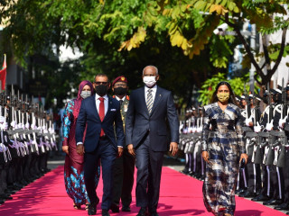 President Solih delivered his fourth Presidential Address at the inaugural sitting of the People's Majlis on Thursday morning