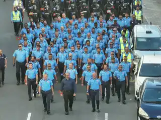 Officers of the Maldives Police Service.
