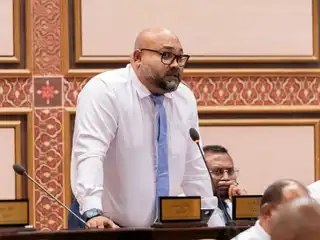 Ahmed Shakir, Member of Parliament for the Maavah constituency.