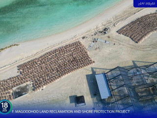 F. Magoodhoo land reclamation and shore protection project