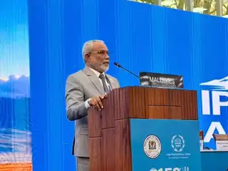 Speaker of the People's Majlis, Abdul Raheem Abdulla.