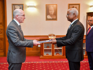 The newly appointed High Commissioner of Australia to the Maldives has presented his Letter of Credence