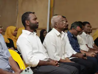 ކުރީގެ ރައީސް އިބްރާހިމް މުހައްމަދު ސޯލިހު މީކާއިލް ނަސީމާއެކު ހިންނަވަރު ޖަލްސާގައި.