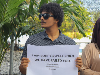 (File photo) from a photo against child sexual abuse