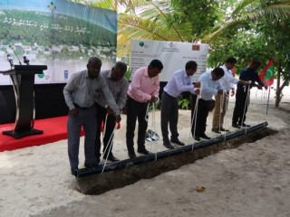 ފޯކައިދޫގައި ފެނުގެ ނިޒާމްގެ އަމަލީ މަސައްކަތް ފެށުމުގެ ރަސްމިއްޔާތުގެ ތެރެއިން