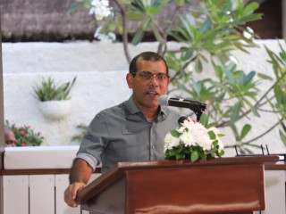 މަޖިލީހުގެ ރައީސް މުހައްމަދު ނަޝީދު