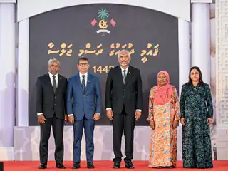 ސަރުކާރުން ދެއްވާ ޝަރަފުވެރިކަމުގެ ޤައުމީ އިނާމު 3 ބޭފުޅަކަށާއި، ޖަމުއިއްޔާއަކަށް އަދި ހިތްވަރު ދިނުމުގެ ޤައުމީ އިނާމު 7 ބޭފުޅަކަށާއި ކުންފުންޏަކަށް ދެއްވައިފި‏