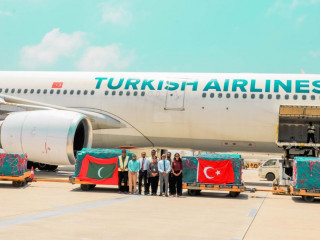 Maldives has dispatched the first batch of the 500,000 cans of tuna to Turkey as humanitarian aid