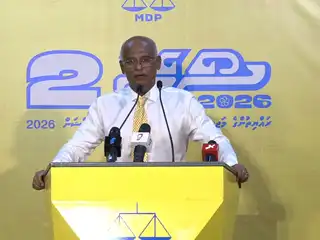 ކުރީގެ ރައީސް އިބްރާހިމް މުހައްމަދު ސޯލިހު.