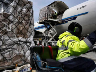 ޑަބްލިއުއެޗްއޯގެ ޝިޕްމެންޓް ކާގޯ ފްލައިޓަކަށް ބަަރުކުރަނީ