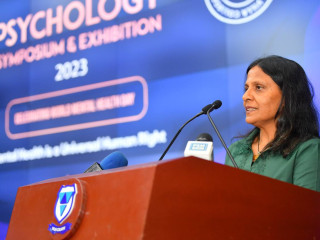 The First Lady stresses on the importance of accessible, affordable, and decentralised mental health care