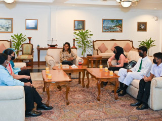 Group of children spend day with First Lady as part of children’s day celebrations