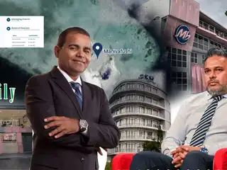 މިނިސްޓަރު ޝިޔާމް އާއި ވިޔަފާރިވެރިޔާ އާމިރު މަންސޫރު