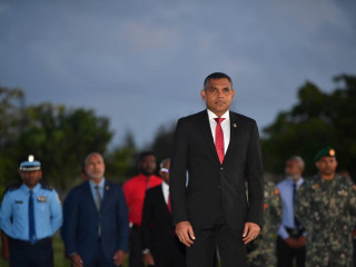 Vice President Faisal Naseem has attended a flag ceremony held in Addu City